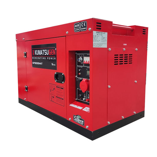 GP12500MAT Τριφασική Γεννήτρια Πετρελαίου Κλειστού Τύπου 11.3KVa